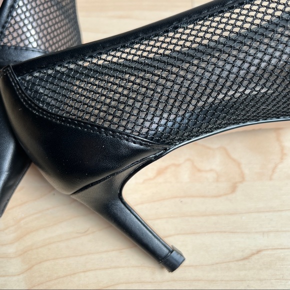 Zara pointy toe kitten heel pumps with mesh detail - Picture 6 of 12